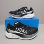 Hoka Rocket X 2 Running & Marathon Shoes – Black & White - Image 12