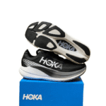 Hoka Rocket X 2 Running & Marathon Shoes – Black & White - Image 9