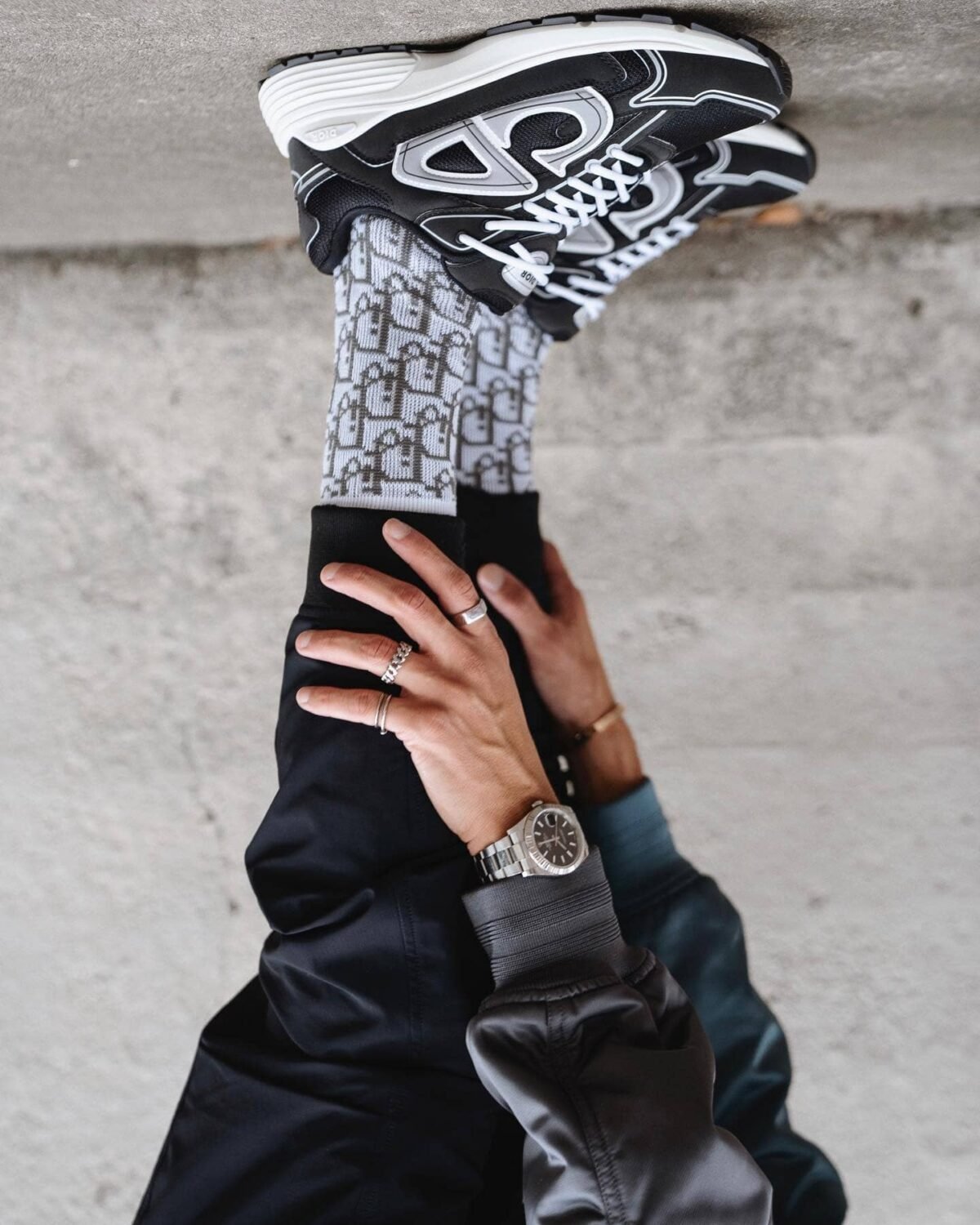 Dior B30 Countdown Sneaker – Black - Image 2