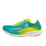 Hoka Rocket X 2 Running & Marathon Shoes – Green & Yellow