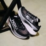 Hoka Rocket X 2 Running & Marathon Shoes – Black & White - Image 5