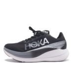 Hoka Rocket X 2 Running & Marathon Shoes – Black & White