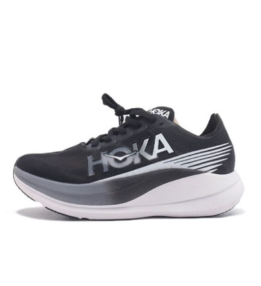 Hoka Rocket X 2 Running & Marathon Shoes – Black & White