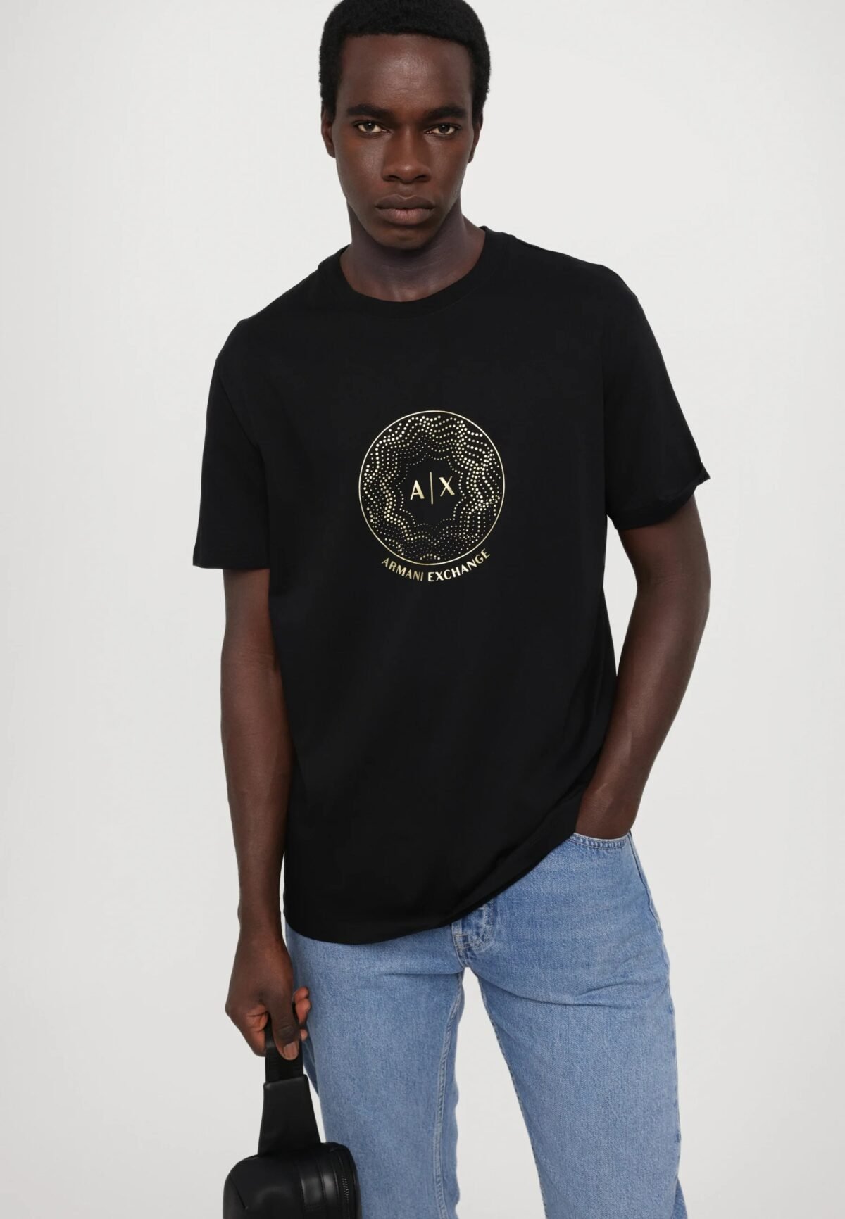 A|X Armani Exchange Men's Scuba AX Logo-Embossed Sweatshirt - Image 3