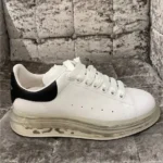 Alexander McQueen Oversized Sneakers – Clear Gel Sole - Image 2