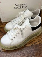 Alexander McQueen Oversized Sneakers – Clear Gel Sole - Image 5