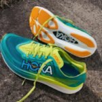 Hoka Rocket X 2 Running & Marathon Shoes – Green & Yellow - Image 2
