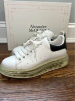 Alexander McQueen Oversized Sneakers – Clear Gel Sole - Image 10