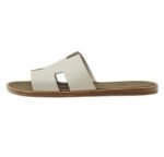 Hermès Izmir Sandal – Blanc Gomme Marron Epsom Leather