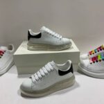 Alexander McQueen Oversized Sneakers – Clear Gel Sole - Image 9