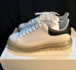 Alexander McQueen Oversized Sneakers – Clear Gel Sole - Image 6
