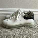 Alexander McQueen Oversized Sneakers – Clear Gel Sole - Image 4