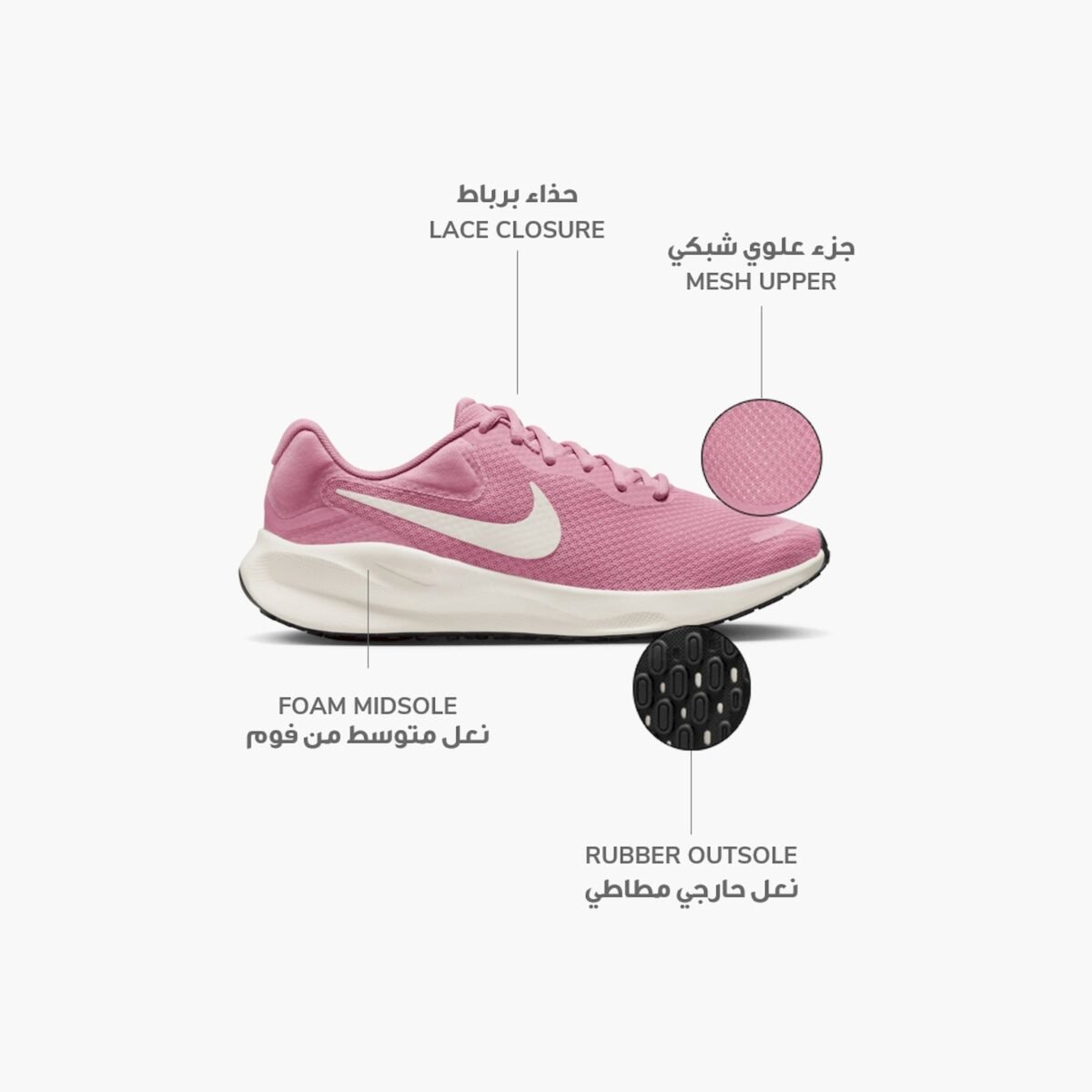 Nike Women's Revolution 7 Wide Width Running Sneakers – From Finish Line - Image 9