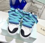 Lanvin Curb Sneakers – White/Blue | Fashion Sneakers - Image 2