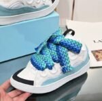 Lanvin Curb Sneakers – White/Blue | Fashion Sneakers - Image 6