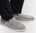 Loro Piana Summer Walk Loafers – Gray - Image 2