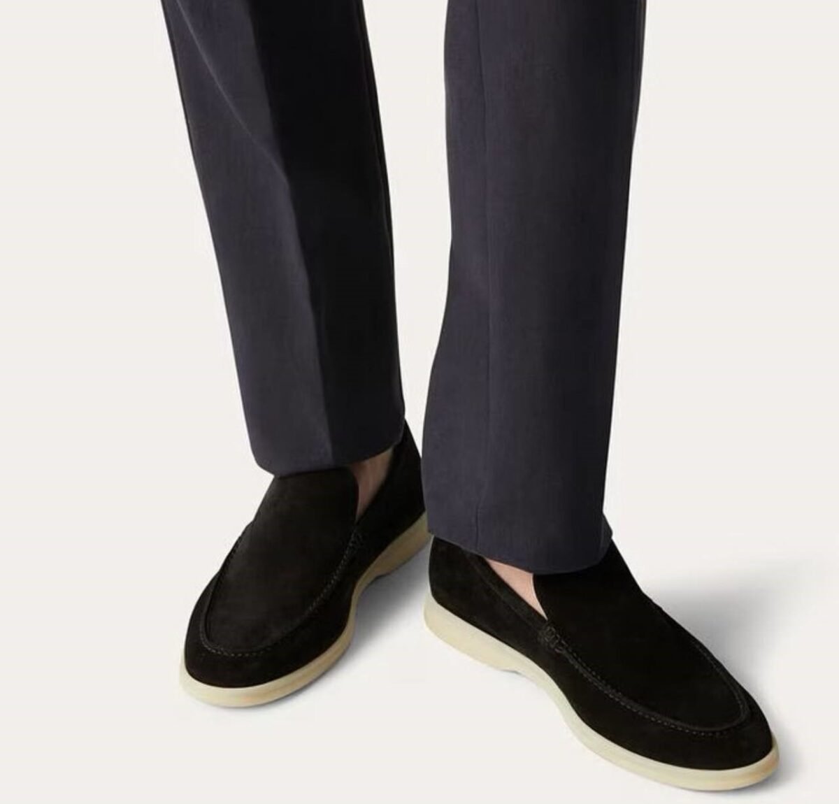 Loro Piana Summer Walk Loafers – Black - Image 7