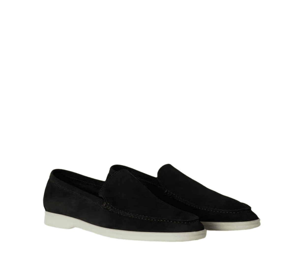 Loro Piana Summer Walk Loafers – Black - Image 3