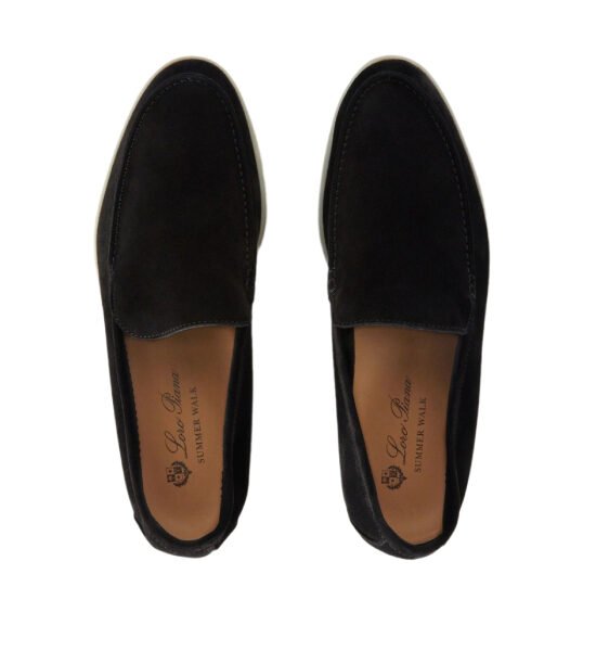 Loro Piana Summer Walk Loafers – Black