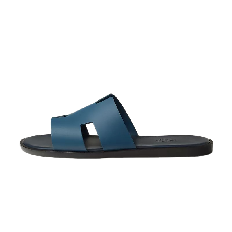 snapedit_1754071136050 Hermès Izmir Sandal – Noir Smooth Calfskin Leather - Image 1