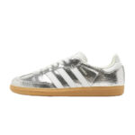 adidas Samba OG Women's – Silver Metallic Crackled Leather