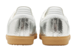 adidas Samba OG Women's – Silver Metallic Crackled Leather - Image 4