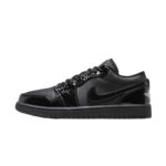 Air Jordan 1 Low SE – Patent Elephant Black