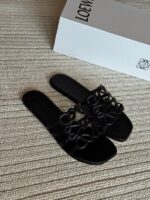 LOEWE Flip-Flops & Slides for Women – Black - Image 2