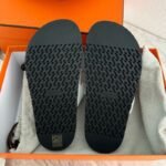 Hermes chypre sandal noir calfskin leather white - Image 7