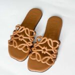 LOEWE Flip-Flops & Slides for Women – Brown - Image 4