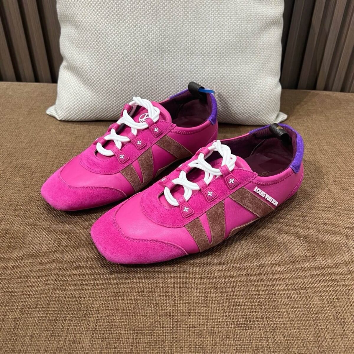 Louis Vuitton Sneakerina Fuchsia Pink - Image 8