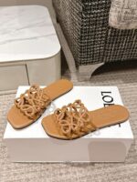 LOEWE Flip-Flops & Slides for Women – Brown - Image 2
