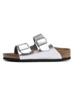 Birkenstock Arizona Birko-Flor – Electric Metallic Silver