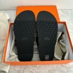 Hermès Chypre Sandal – Black - Image 7