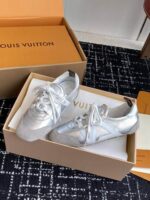 Louis Vuitton Sneakerina Silver - Image 9