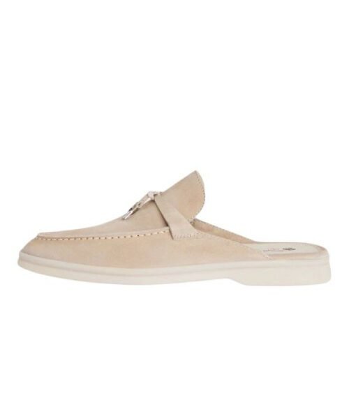 Loro Piana Babouche Charms Walk Loafer Linen