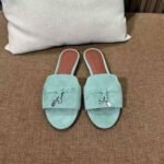 Loro Piana Summer Charms Sandal Sap Green - Image 4