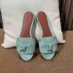 Loro Piana Summer Charms Sandal Sap Green - Image 2