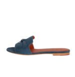 Loro Piana Summer Charms Sandal Denim Blue