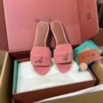 Loro Piana Summer Charms Sandal Precious Rose - Image 2