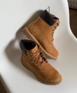 Timberland Premium 6-Inch Waterproof Leather Boot – Wheat/Nubuck - Image 2