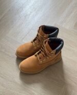 Timberland Premium 6-Inch Waterproof Leather Boot – Wheat/Nubuck - Image 3