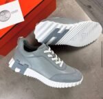 Hermès Bouncing Sneaker – Gris Nuage - Image 3
