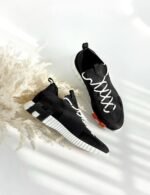 Hermès Bouncing Sneaker – Black/white - Image 2