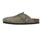 Birkenstock Boston Soft Footbed Suede Gray
