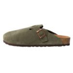 Birkenstock Boston Soft Footbed Suede Army Green