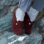 Birkenstock Boston Soft Footbed Suede Burgundy - Image 3