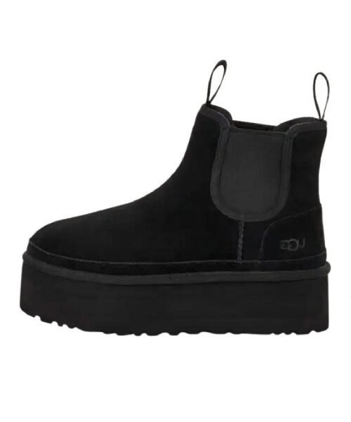 UGG Neumel Platform Chelsea Black