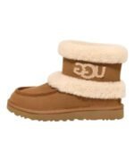 UGG Ultra Mini Fluff Boots in Chestnut